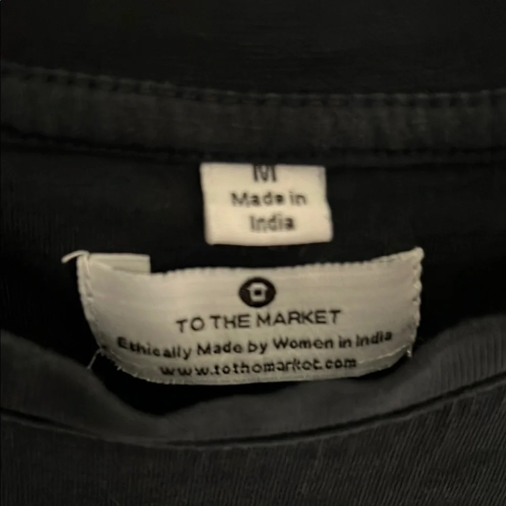 Black Long Sleeve Tee with Motivational Print "Aim High Squat Low" Graphic Tee - Picture 2 of 3